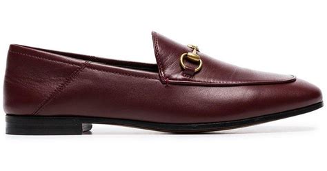 gucci brixton burgundy|Gucci loafers for sale.